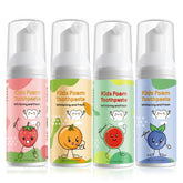VOGSIG dentifrice enfant mousse, pack quatre, pratique pour la famille.