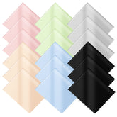 vonper-serviettes-microfibre-multicolores nettoyage doux sans traces sur lunettes et ecrans