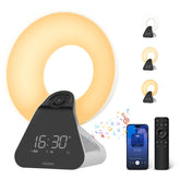 Voraiya lampe luminothérapie 10000 lux sur bureau, énergie et concentration.