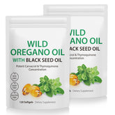 Vortexonix huile d'origan en flacon, lot de 2, soutien naturel potentiel