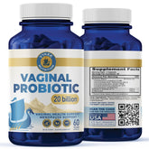 Vykee Nutrition Probiotique vaginal — bouteille et étiquette, soutien du microbiote féminin.