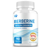 WACHRAY Berberine avec cannelle de Ceylan – flacon visible, soutien potentiel du métabolisme.