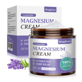 Wagomars Crème Magnésium Nuit Lavande, flacon prêt à l'emploi pour détente nocturne et hydratation.
