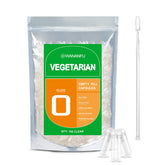 wananfu capsules végétales taille 0 ouvertes, démonstration pratique du remplissage.