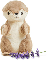 Warmies Otter, peluche chauffante réconfortante pour soirées douces et calmes.