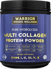 Poudre collagene hydrolysee sans saveur Warrior Strong Wellness pour boissons