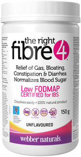 Webber Naturals Fibre4 bouteille-pour se dissout facilement pour soutenir le transit intestinal