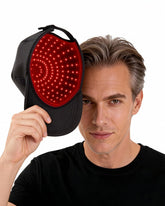 Casquette WEETALL Lumière Rouge avec batterie 2000mAh pour une utilisation sans fil pratique.