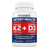 Bouteille Weider Artery Health vegan, présentation pratique pour suivre vos compléments.
