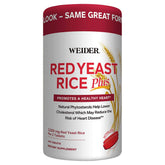 Weider Red Yeast Rice Plus – bouteille avec comprimés, soutien possible du cholestérol sain