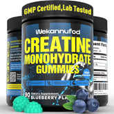 Gommes Wekannufod Creatine Monohydrate dans la bouteille, pratique pour l entraînement