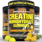 Gommes Wekannufod Créatine Monohydrate – emballage clair et pratique.