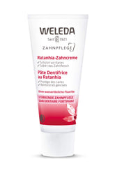 Weleda Ratanhia dentifrice, pack de 2 tubes, nettoie en douceur et protège les gencives.
