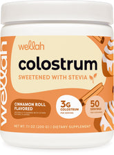 Wellah Colostrum Cinnamon Roll dans la bouteille, expérience gourmande pratique au quotidien.