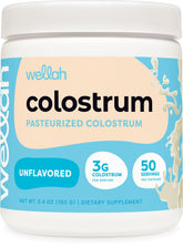 Wellah Colostrum sans arôme dans sa bouteille prête à l’emploi.