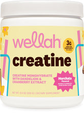 Wellah Créatine pour femmes Horchata — bouteille prête à l’emploi, saveur rafraîchissante.