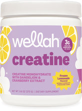Wellah Créatine pour Femmes, poudre citronnade glacée, goût rafraîchissant après l'entraînement