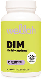 Wellah DIM 400 mg – bouteille de gélules, routine pratique.