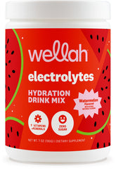 Wellah Electrolytes Poudre Pastèque — boîte d'emballage pratique pour l'hydratation quotidienne