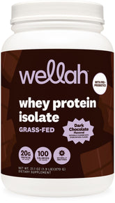 Wellah poudre whey isolate chocolat noir, énergie musculaire après l'entraînement