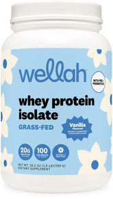 Wellah Whey Vanille – poudre protéinée pour soutenir les muscles après l’entraînement.