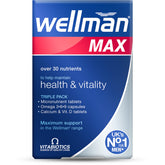 Wellman Max pack 84 : routine quotidienne de compléments utiles.