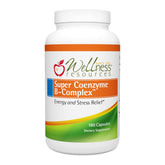 Wellness Resources Super Coenzyme B Complex – bouteille et gélules favorisant énergie et vitalité