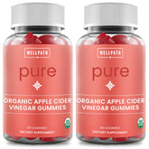 WellPath Pure ACV Gommes – bouteille et gommes goût pomme, pratique pour votre routine quotidienne.