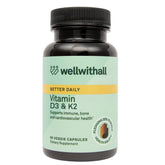 Bien être avec WellWithAll: bouteille pleine montrant le dosage quotidien facilité
