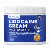 Welmate crème lidocaïne 5% pour hémorroïdes, pot de 170 g.