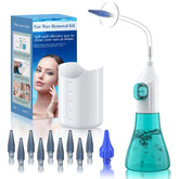 WEUANY kit nettoyage oreille avec bouteille et embouts jetables pour une utilisation sûre à domicile