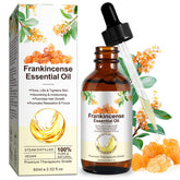 WeiWeiLa Pure Encens — Bouteille ambrée prête pour soins du visage et relaxation