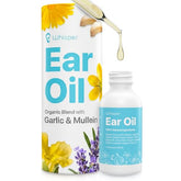 Whisper Huile Oreille — bouteille avec pompe pour une application propre et pratique