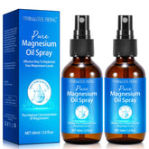 WHLH et WELL-BEING magnésium spray, flacon verre, absorption rapide pour les pieds