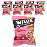 Chips protéinées Wilde Brands au sel de l'Himalaya, idéale comme collation protéinée.