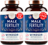 WINDSOR BOTANICALS comprimés Fertilité Homme, 240 pilules, lot double, soutien naturel à la fertilité.