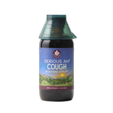 WishGarden Serious Cough AM — bouteille montrant une solution diurne pour apaiser la gorge