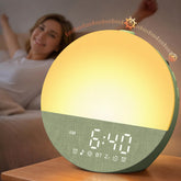 Réveil lumineux Wkzay avec simulation progressive du lever du soleil pour un réveil doux.