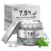 Woadee comprimés nano-hydroxyapatite dans un bocal en verre, réminéralisation douce de l’émail
