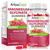Gommes WOJBALMN magnésium glycinate – emballage pratique pour routine du soir