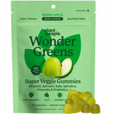 WonderGreens Plant People dans une bouteille verte, snack pratique.
