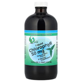 World Organic CHLOROPHL Menthe 50 mg - bouteille pratique pour une sensation de fraîcheur.