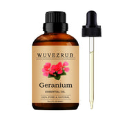 Wuvezrub huile de géranium, bouteille 60 ml prête à diffuser.