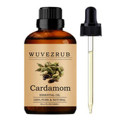 Wuvezrub huile essentielle Cardamome — bouteille 120 ml prête pour diffusion et DIY parfum.
