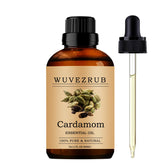 Wuvezrub Cardamome : bouteille de 60 ml pour diffusion naturelle.