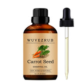 Wuvezrub huile essentielle graine de carotte, flacon 60 ml pur et naturel prête à diffuser