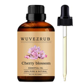 Huile Wuvezrub Cherry Blossom en flacon de 120 ml, parfum naturel.