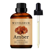 Wuvezrub huile ambre bouteille 120 ml prête pour diffusion et aromathérapie relaxante.