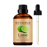 Wuvezrub huile essentielle citron vert – bouteille de 60 ml prête à diffuser parfum