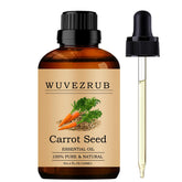 Huile Wuvezrub graine de carotte, bouteille 120 ml, pure et naturelle pour diffusion aromatique.